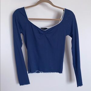 Forever 21 off the shoulder long sleeve